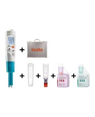Testo 206-pH1 - pH meter sada s teplotnou sondou a IP68 puzdrom